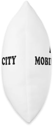 I Love Mobile City Alabama Throw Pillow