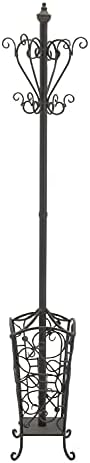 Deco 79 56471 Black Iron Coat Rack