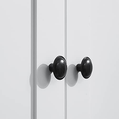 HOMCOM 725 Inch Kitchen Pantry Cabinet with 4 Doors Drawer and 3 Adjustable Shelves