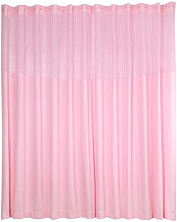 ACNAO Room Divider Curtains 12ft x 8ft Pink
