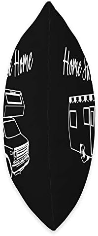 Home Sweet Mobile Home RV Camper Throw Pillow