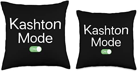 Kashton First Name Throw Pillow for Smartphone Lovers