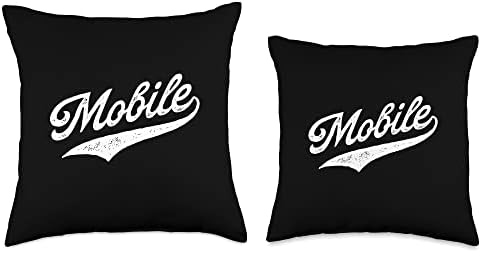 Beautiful US Cities Mobile Throw Pillow 16x16 Multicolor 1
