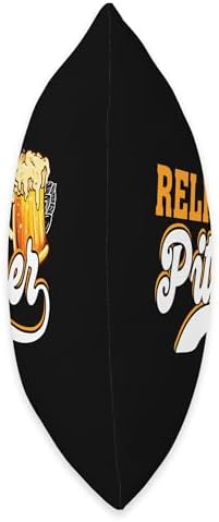 Relief Pitcher Beer and Baseball Minor League Throw Pillow