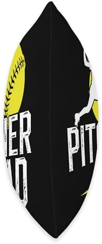 Softball Pitcher Dad Fathers Day Throw Pillow