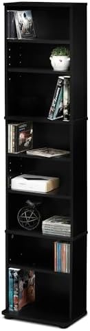 Furinno Jaya Space Saving Storage Tower Espresso