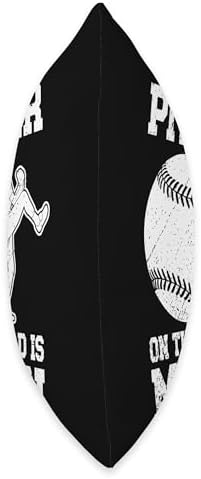 Proud Baseball Pitcher Mom Throw Pillow 1