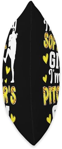 Softball Pitcher Gigi Throw Pillow