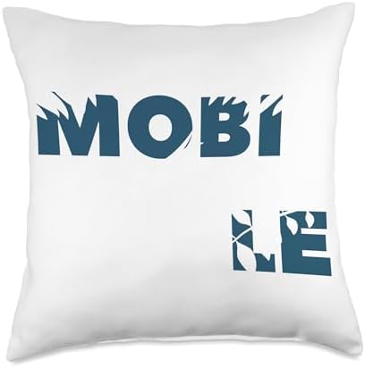 Floral Summer Mobile Throw Pillow