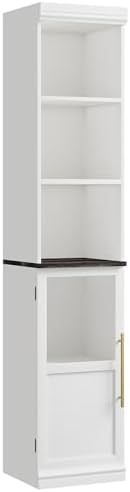 IDEALHOUSE 70 Inch Tall Narrow Bathroom Cabinet with Open Shelves