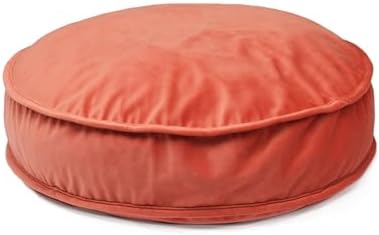 YIUOR Velvet Round Floor Pillow Comfortable Seat Cushion