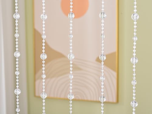 Crystal Beaded Curtain 236 x 393 Inches 19 Strands Acrylic Door Divider