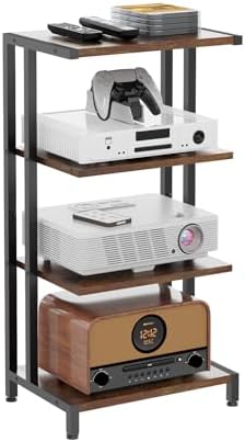 X-cosrack 4-Tier AV Media Stand Corner Shelf