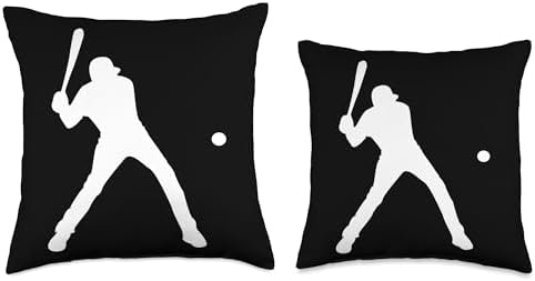 Cool Baseball Pitcher Throw Pillow for Fans