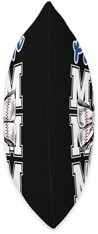 Baseball Pitcher Mom Coquette Throw Pillow