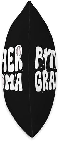 Groovy Baseball Pitcher Grandma Throw Pillow