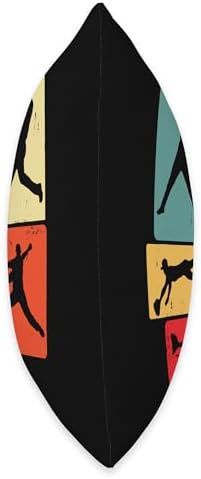 Vintage Baseball Throw Pillow Retro Design