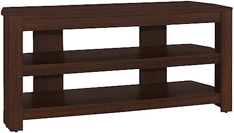 Monarch Specialties STAND-42 L Cherry Corner Tv Stand