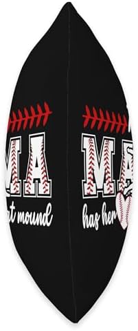 Baseball Pitcher Mom Throw Pillow 1