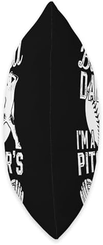 Funny Baseball Pitcher Dad Fathers Day Throw Pillow 1