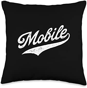 Beautiful US Cities Mobile Throw Pillow 16x16 Multicolor 1