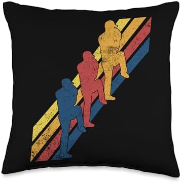 Baseball Pitcher Throw Pillow for Baseball Fans