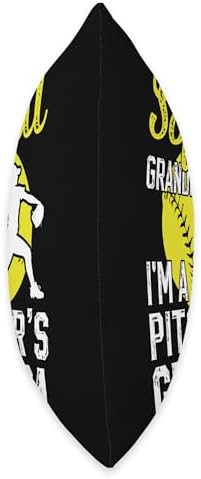 Proud Softball Pitcher Grandpa Throw Pillow 1