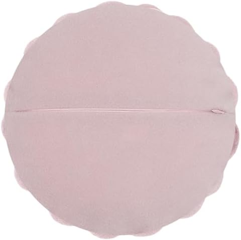 Handmade 3D Rose Throw Pillow 14 Inches Pink