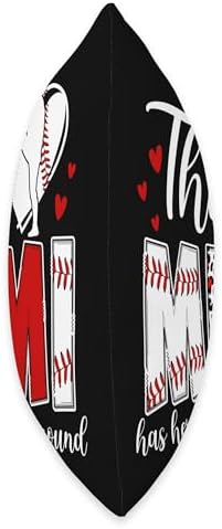 Proud Baseball Pitcher Mimi Throw Pillow 1