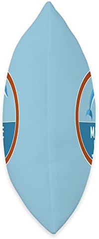 Mobile Alabama Beach Dolphin Throw Pillow