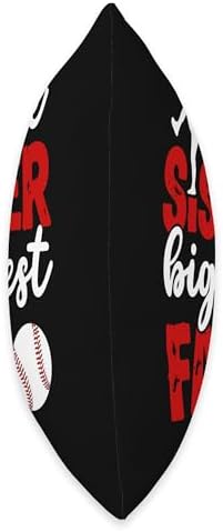 Little Sister Baseball Pitcher Throw Pillow
