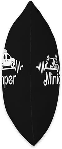 Camping Camper Throw Pillow for Travel Mobile Caravan Minicamper