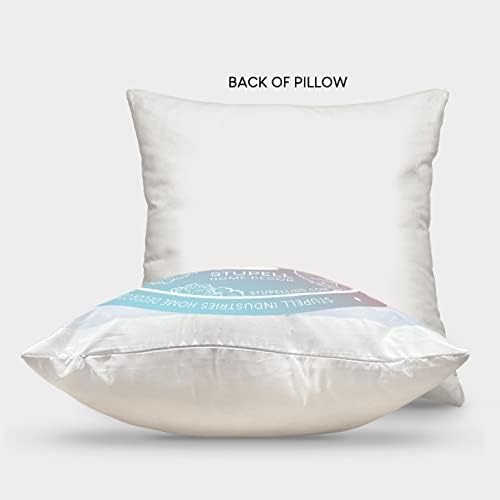 Stupell Industries Sweet Home Tartan Throw Pillow 18x18 Grey