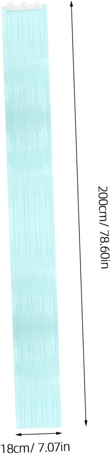 1set Transparent PVC Door Curtain for Home and Commercial Use
