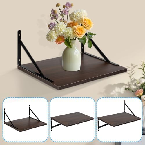 2 Pcs Deep Floating Shelves for Projector and Storage
