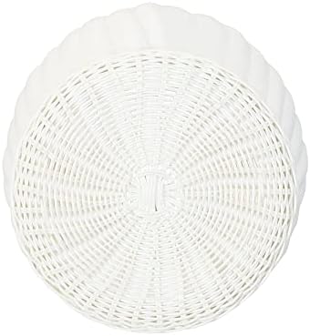 Household Essentials Tall Resin Pedestal White