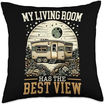 Mobile Home Throw Pillow for Motorhome Campers