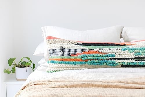 CASA BOHO Wool Throw Pillow Cover 13x35