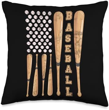 Baseball Pitcher Throw Pillow for Fans and Players
