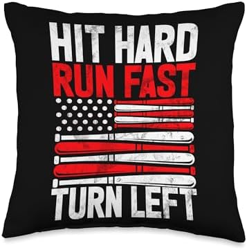 Baseball Pitcher Throw Pillow with Funny Design 1