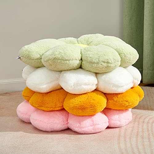 216In Pink Flower Shaped Throw Pillow Cute Decorative Cushion
