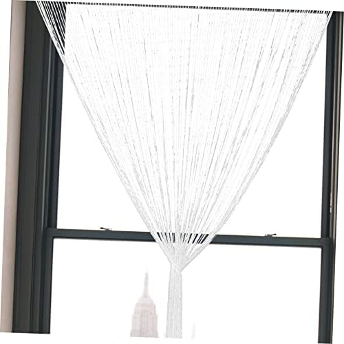 2pcs String Curtain Room Divider Elegant Tassel Door Curtain for Home Decor