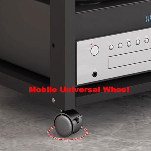 3 Tier Adjustable Video Rack Cabinet for Home Office