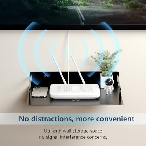 Projector Shelf with Cable Management and Ventilation