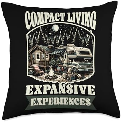 Mobile Home Throw Pillow for Motorhome and Trailer Park 1