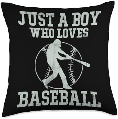 Funny Baseball Pitcher Throw Pillow for Fans