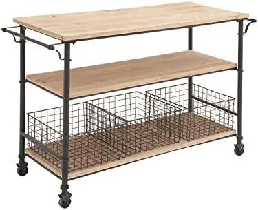 Deco 79 Industrial Storage Unit with Shelves and Drawers