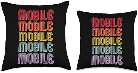 Mobile Throw Pillow for Mobile Enthusiasts