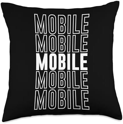 Mobile Throw Pillow with Five Mobile Designs