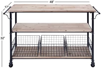 Deco 79 Industrial Storage Unit with Shelves and Drawers